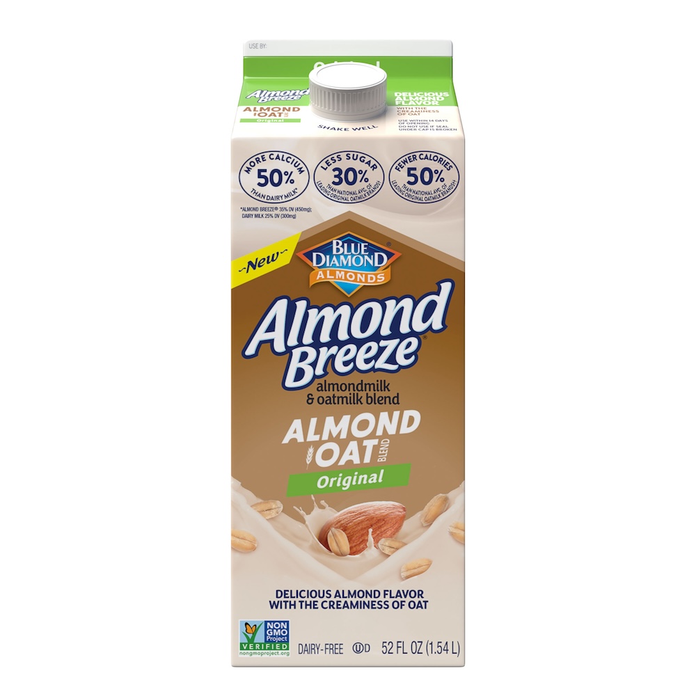 24 New Plant Based Foods Coming To Market In 2024   Almond Breeze Oat Milk Almond Milk Blend   New Plant Based Foods For 2024 